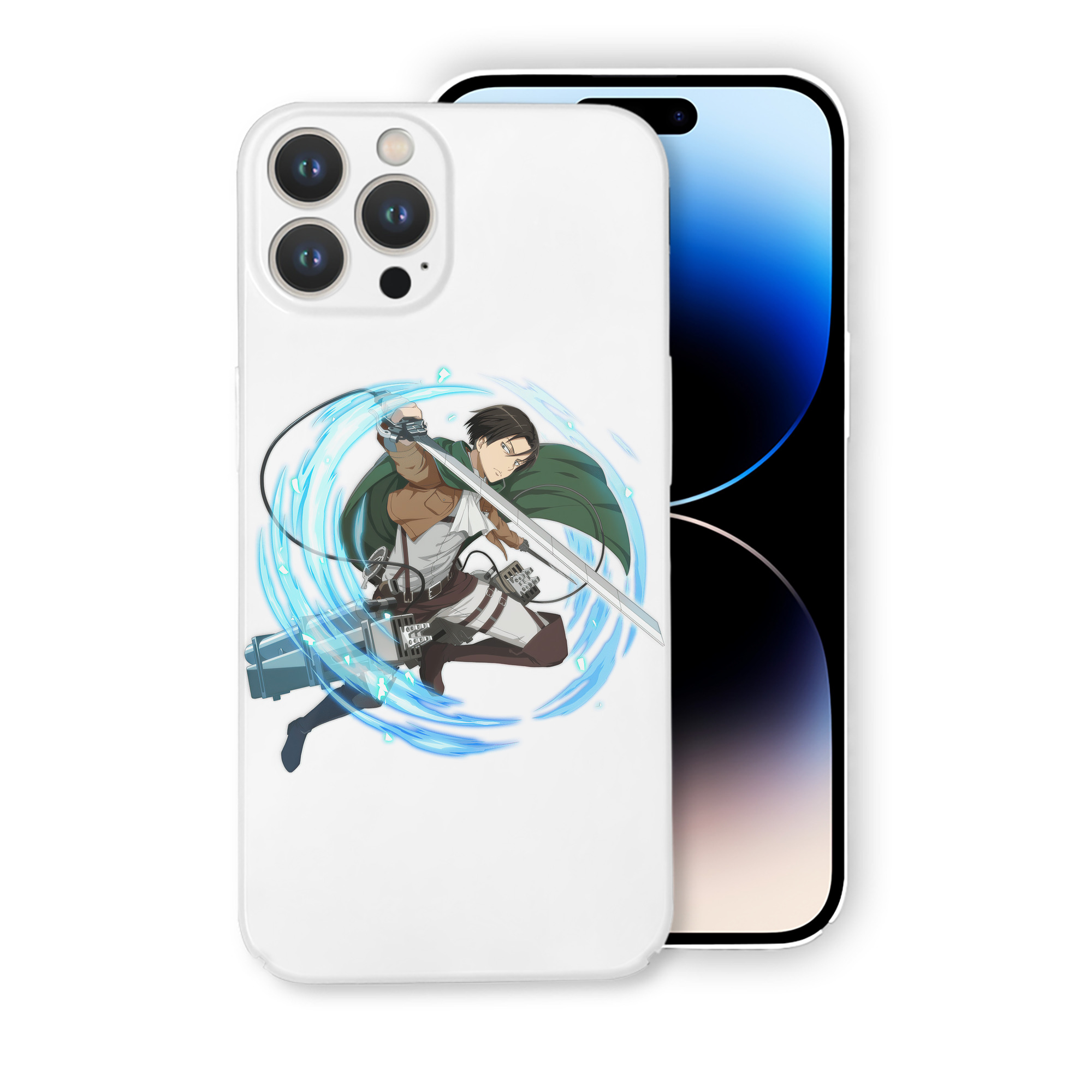 （画像用） 進撃の巨人 リヴァイ·アッカーマン Attack on Titan Levi Ackerman 【iPhone 14シリーズ対応】ハードケース